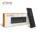 K100 Mechanical Wired Keyboard – Stylish Gaming Keyboard with Mechanical Keys for Gaming, Typing & Office Use