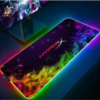 HyperX Multy Colour Pink Gaming Mouse Pad – 27.6" × 11.8" XL Extended Desk Mat | Smooth Surface | Anti-Slip Base